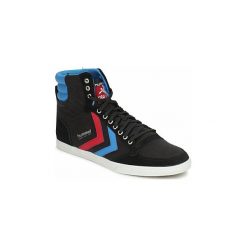 Buty Hummel TEN STAR HIGH CANVAS. Czarne trampki i tenisówki damskie Hummel, bez wzorów, bez zapięcia. Za 223,30 zł.
