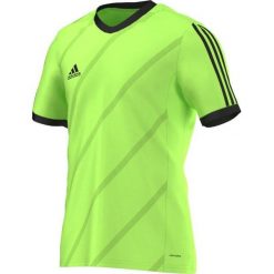 Adidas Koszulka piłkarska męska Tabela 14 zielono-czarna r. XXL (F50275). Czarne t-shirty męskie Adidas, xxl, do piłki nożnej. Za 64,67 zł.
