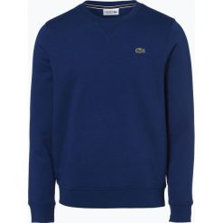 Lacoste - Męska bluza nierozpinana, niebieski. Niebieskie bejsbolówki męskie Lacoste, l, z aplikacjami. Za 399,95 zł.
