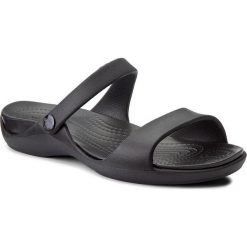 Chodaki damskie: Klapki CROCS - Cleo V 204268 Black/Black