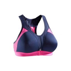 Stanik fitness kardio Power 900. Niebieskie buty sportowe damskie marki DOMYOS, xl, z elastanu. W wyprzedaży za 74,99 zł.