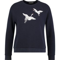 Bluzy rozpinane damskie: Whistles CRANE EMBROIDERED Bluza navy