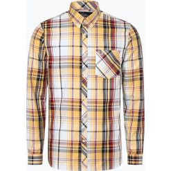 Fred Perry - Koszula męska, żółty. Żółte koszule męskie Fred Perry, xl, w kratkę, bez kołnierzyka, bez rękawów. Za 469,95 zł.