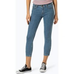 Lee - Jeansy damskie – Scarlett Cropped, niebieski. Niebieskie jeansy damskie Lee. Za 379,95 zł.