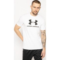 Koszulka techniczna Under Armour Ua Sportstyle Logo 1329590. Białe koszulki męskie Under Armour, m, bez wzorów, z bawełny, bez rękawów. W wyprzedaży za 79,00 zł.