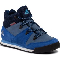 Buty adidas - Cw Snowpitch K G26575 Tecink/Croyal/Reablu. Niebieskie buty sportowe damskie Adidas, ze skóry, sportowe, outdoorowe. W wyprzedaży za 229,00 zł.
