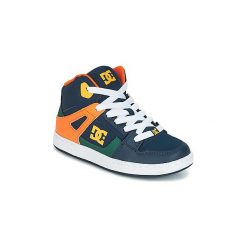 Buty Dziecko DC Shoes PURE HT B SHOE MUL. Niebieskie trampki dziewczęce marki DC Shoes, bez wzorów, bez zapięcia. Za 215,20 zł.
