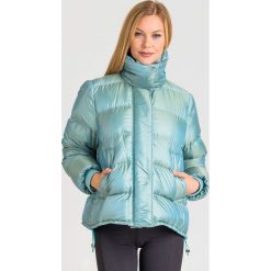 KURTKA PUCHOWA BERTONE PIKOWANA SPORTMAX CODE. Niebieskie kurtki damskie Sportmax Code, bez wzorów, z materiału. Za 2159,00 zł.