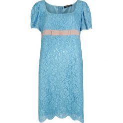Twinset Sukienka "Lace Dress". Sukienki damskie Twin Set, na co dzień, bez wzorów, z tkaniny, bez kołnierzyka, z krótkim rękawem, krótkie, mini, proste. Za 399,00 zł.