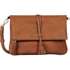 Tom Tailor torebka damska crossbody Shelly Flapbag brązowa. Pomarańczowe torebki klasyczne damskie Tom Tailor, bez wzorów, bez dodatków. Za 219,00 zł.
