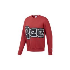 Bluzy Reebok Classic Bluza Classics International Red Button Sweatshirt. Czerwone bluzy męskie Reebok Classic, s, bez wzorów, bez kołnierzyka, bez rękawów, bez kaptura. Za 229,00 zł.