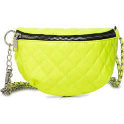 Saszetka nerka STEVE MADDEN - Bchrome SM13000150-02002-NYL Neon Yellow. Żółte nerki damskie Steve Madden, bez wzorów, ze skóry ekologicznej, młodzieżowe, bez dodatków. Za 269,00 zł.
