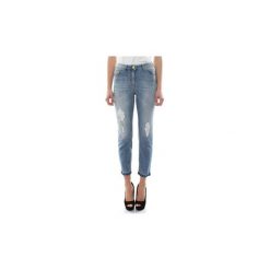 Jeansy boyfriend Elisabetta Franchi PJ11M91E2. Niebieskie jeansy damskie Elisabetta Franchi, m. Za 545,50 zł.
