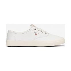 Gant Preptown Tenisówki Biały. Białe trampki i tenisówki damskie GANT, bez wzorów, ze skóry, bez zapięcia. Za 350,95 zł.