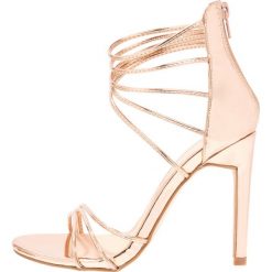 Rzymianki damskie: Public Desire SENSE Sandały na obcasie rose gold metallic