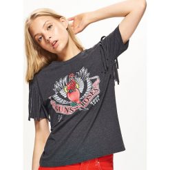 T-shirty damskie: Koszulka z nadrukiem guns n' roses - Szary