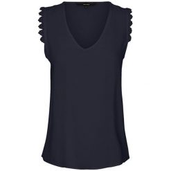 Vero Moda Lace y damskie Lace y Boca Sl Top Night Sky (rozmiar S). Topy damskie Vero Moda, s, bez wzorów, z materiału, bez kołnierzyka, bez rękawów. W wyprzedaży za 77,00 zł.