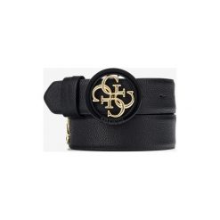 Guess Not Adjustable Pasek Czarny. Czarne paski damskie Guess, w paski, z materiału. Za 266,95 zł.