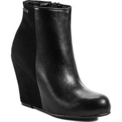 Buty zimowe damskie: Botki MACCIONI - 763 Czarny
