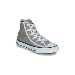 Buty Dziecko Converse CHUCK TAYLOR ALL STAR GAMER CANVAS HI. Szare trampki dziewczęce Converse, bez wzorów, retro, bez zapięcia. Za 175,20 zł.