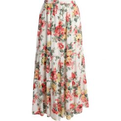 Abercrombie & Fitch PRINT Długa spódnica white. Białe długie spódnice damskie marki Abercrombie & Fitch, xs, z bawełny, długie. Za 349,00 zł.