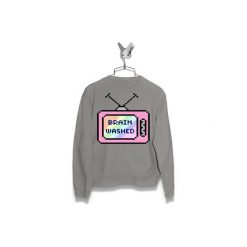 Bluza Brain Washed Męska. Szare bluzy męskie Failfake, s, bez wzorów, bez kołnierzyka, bez rękawów, bez kaptura. Za 170,00 zł.