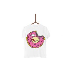 Koszulka Homer Pączek Męska. Białe koszulki męskie Failfake, s, bez wzorów, bez kołnierzyka. Za 130,00 zł.