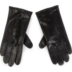 Rękawiczki Damskie LASOCKI - 2W6-006-AW19 Black. Czarne rękawiczki damskie Lasocki, bez wzorów, ze skóry. W wyprzedaży za 59,99 zł.