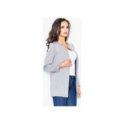 Kurtka M345 Szary. Szare kurtki damskie FIGL, xl, bez wzorów, długie, bez kaptura. Za 129,00 zł.