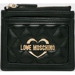 Love Moschino - Portfel. Czarne portfele damskie marki Love Moschino, z materiału. Za 279,90 zł.