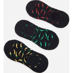 Wzorzyste skarpetki stopki z bawełną 3 pack - Czarny. Czarne skarpetki męskie Reserved, bez wzorów, z bawełny. Za 29,99 zł.
