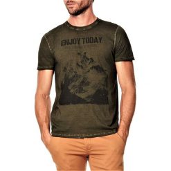 T-shirty męskie: T-shirt w kolorze khaki