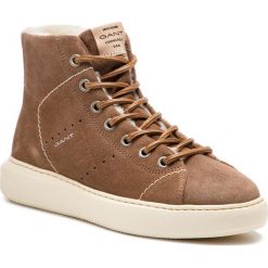 Sneakersy GANT - Kay 17543820 Mud Brown G467. Pomarańczowe półbuty damskie GANT, na co dzień, bez wzorów, z wełny, bez obcasa, na płaskiej podeszwie, bez zapięcia. W wyprzedaży za 329,00 zł.