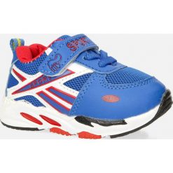 Niebieskie buty sportowe na rzep casu 20p15/m. Niebieskie buty dziewczęce sportowe Casu, bez wzorów, bez zapięcia. Za 39,99 zł.