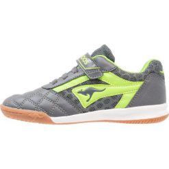 KangaROOS POWER COMB Tenisówki i Trampki steel grey/lime. Szare trampki dziewczęce marki KangaROOS, z gumy. Za 149,00 zł.