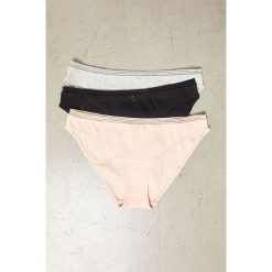 Etam - Figi (3 pack). Majtki damskie Etam, s, bez wzorów, z elastanu. W wyprzedaży za 49,90 zł.