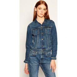 Kurtka jeansowa Pepe Jeans Core PL400654. Niebieskie kurtki damskie Pepe Jeans, l, bez wzorów, z jeansu, bez kaptura. Za 479,00 zł.
