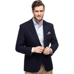 Marynarka GINO 16-12KM. Brązowe marynarki męskie Giacomo Conti, m, bez wzorów, z poliesteru, eleganckie. Za 499,00 zł.