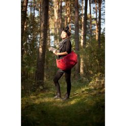 Huba Yoga Red. Czerwone torby męskie na ramię marki Pakamera, na ramię. Za 160,00 zł.