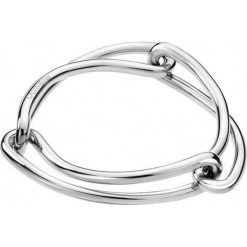 Calvin Klein Bransoletka Srebrny. Szare bransoletki damskie z materiału, srebrne. Za 412,95 zł.