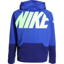 Nike Performance HOODIE Bluza z kapturem hyper royal/deep royal blue/ocean bliss. Niebieskie bluzy męskie Nike Performance, z poliesteru, z kapturem. Za 199,00 zł.