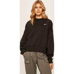Nike Sportswear - Bluza. Czarne bluzy damskie Nike Sportswear, s, bez wzorów, z bawełny, bez rękawów, bez kaptura. W wyprzedaży za 179,90 zł.