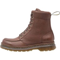 Botki męskie: Dr. Martens LOMBARDO 8 EYE MOC TOE BOOT Botki sznurowane dark brown grizzly
