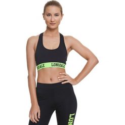 Top w kolorze czarnym. Czarne topy damskie marki Lonsdale, m, z nadrukiem. W wyprzedaży za 54,95 zł.