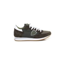 Buty Philippe Model Paris TRLU 1115 TROPEZ. Zielone trampki męskie Philippe Model Paris, bez wzorów, bez zapięcia. Za 878,28 zł.