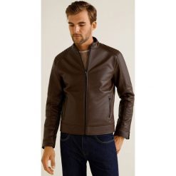 Mango Man - Kurtka Joseno. Brązowe kurtki męskie bomber Mango Man, l, z bawełny. Za 269,90 zł.