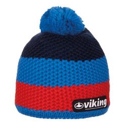 Czapki męskie: Viking Czapki męska Windstopper Timber niebiesko-czarno-czerwona (215/18/6243)