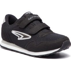 Sneakersy SPRANDI - CP23-15777-02 Black 1. Czarne trampki chłopięce Sprandi, bez wzorów, ze skóry ekologicznej, na rzepy. Za 79,99 zł.