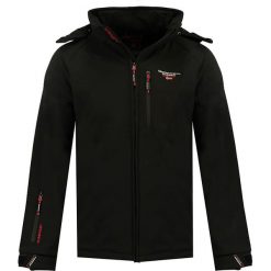 Kurtka softshellowa "Taboo" w kolorze czarnym. Czarne kurtki męskie Geographical Norway Men, s, bez wzorów, bez kaptura. W wyprzedaży za 185,95 zł.