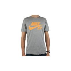 T-shirty z krótkim rękawem Nike SB Logo Tee 821946-073. T-shirty męskie Nike, s, bez wzorów, bez kołnierzyka, krótkie. Za 99,99 zł.